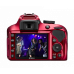 D3400 Kit AF-P DX 18-55mm f/3.5-5.6G VR (красный)