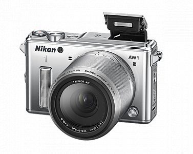  Nikon 1 AW1 Kit 11-27.5mm f/3.5–5.6 Серебристый