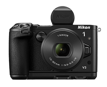 Nikon 1 V3 Kit 10-30mm PD f/3.5-5.6 черный  c видоискателем  и рукояткой