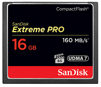16GB карта памяти Sandisk Extreme PRO CF 160MB/s 1067x