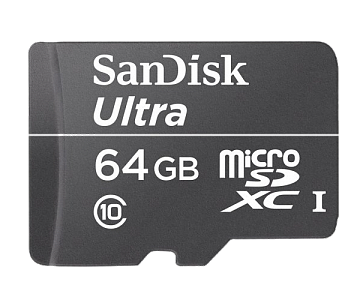 64GB карта памяти Sandisk Ultra microSDXC CL10 48MB/s