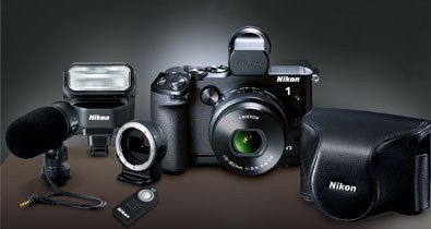 Nikon 1 V3 Kit 10-30mm PD f/3.5-5.6 черный  c видоискателем  и рукояткой