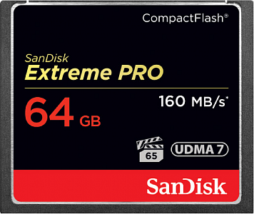 64GB карта памяти Sandisk Extreme PRO CF 160MB/s 1067x