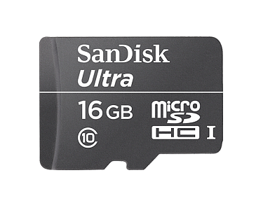 16GB карта памяти Sandisk Ultra microSDHC CL10 48MB/s