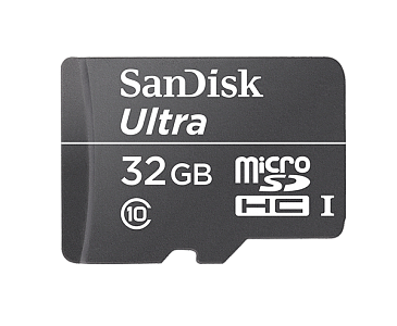 32GB карта памяти Sandisk Ultra microSDHC CL10 48MB/s