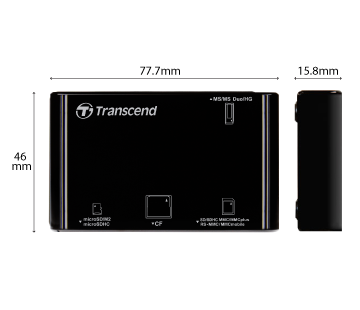 Картридер USB 2.0 RDP8 (Transcend)